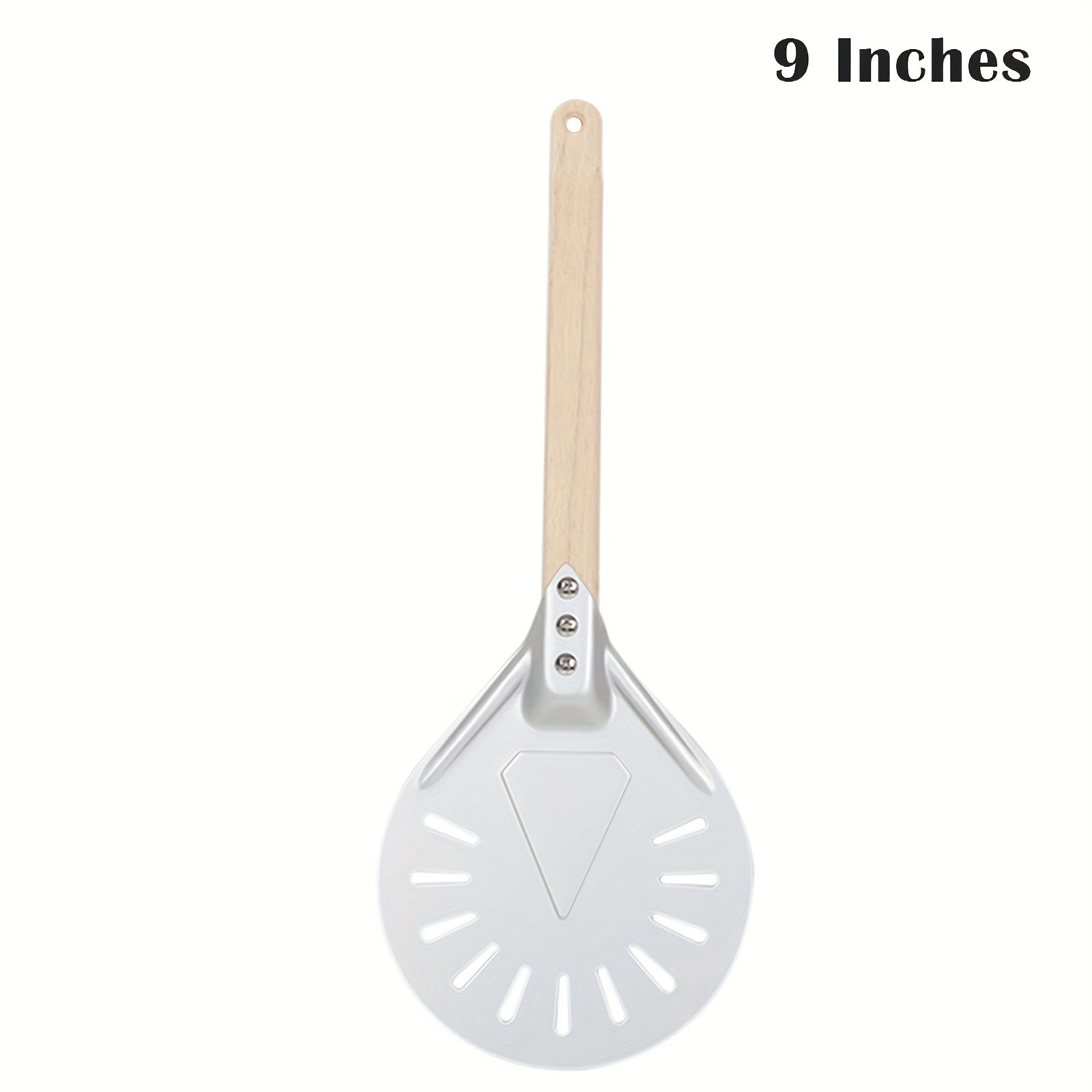 Stainless Steel Pizza Shovels with Wooden Handles, 8 and 22.86 cm