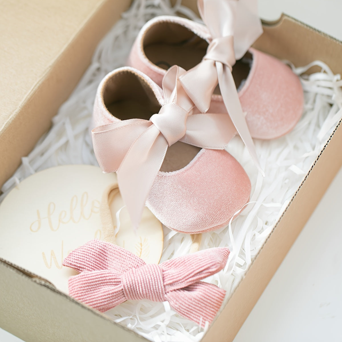Infant Baby Girls Soft Sole Mary Jane Flats with Bowknot and Rubber Sole