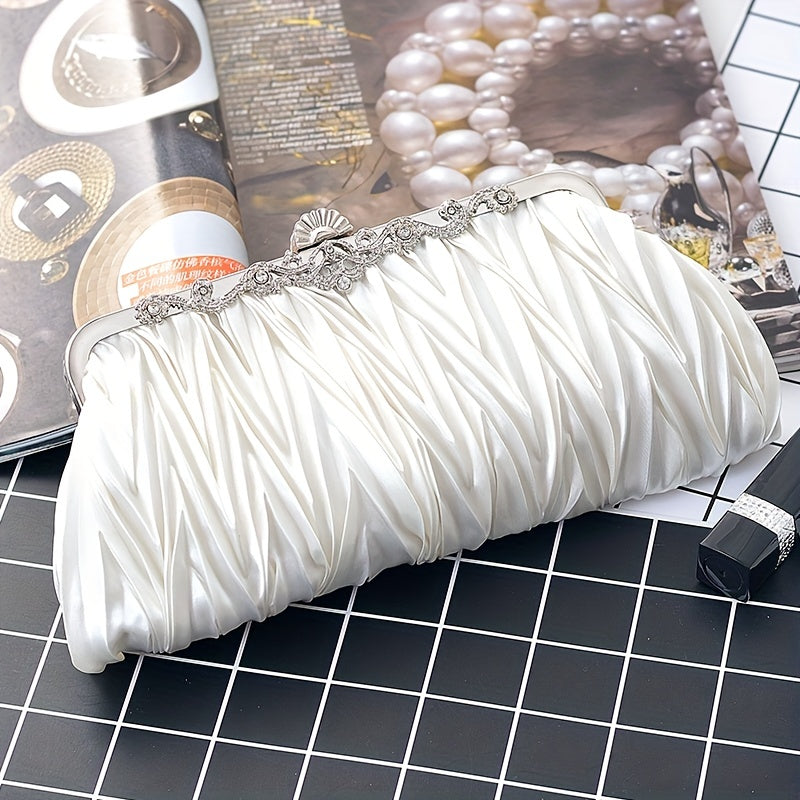 Женская сумка-клатч для вечера, свадьбы, невесты, через плечо, на плечо, платье