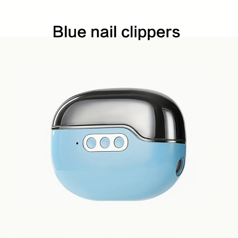 USB перезаряжаемые ножницы для ногтей с LED подсветкой - портативный маникюрный инструмент.