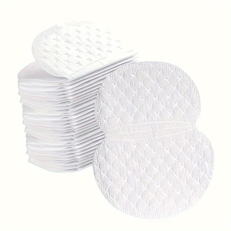 Almohadillas desechables para sudor de axila para hombres y mujeres 50/100 piezas transpirables, sin olor, ligeras