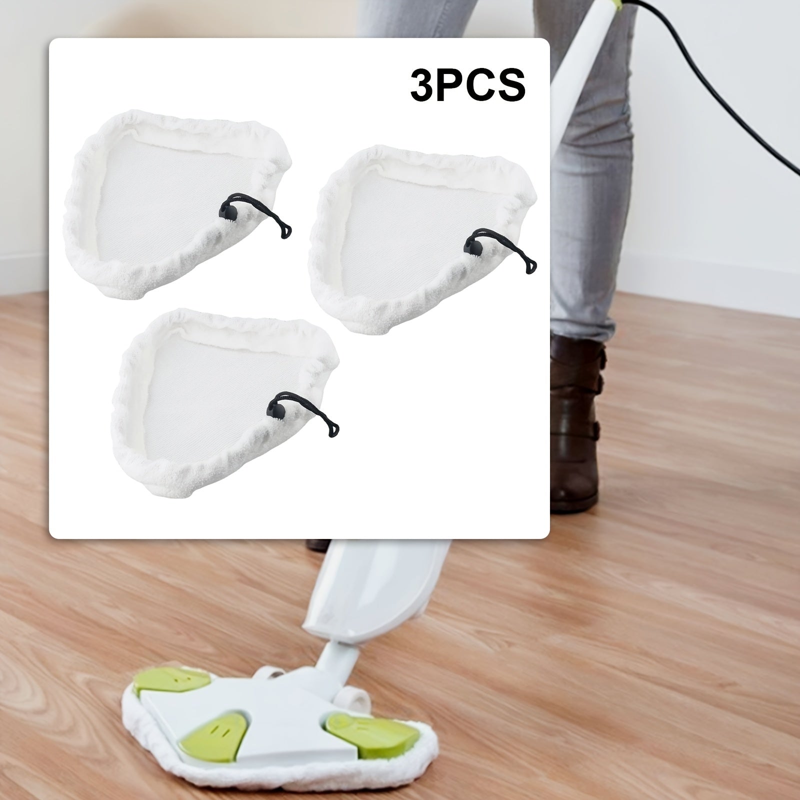 Steam Mop Cloth Covers Pack Reusable Microfiber for Floor Cleaning