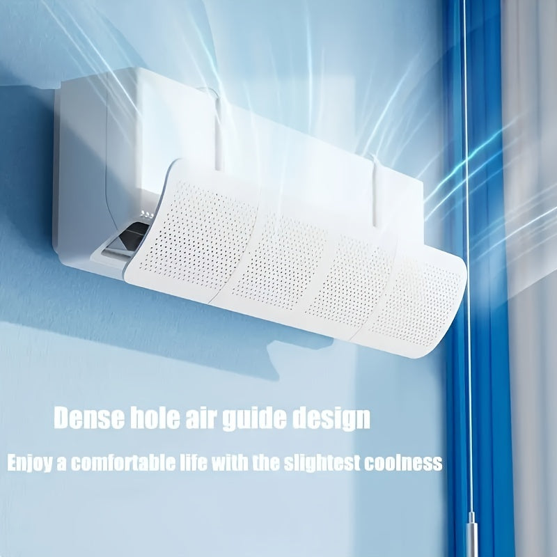 Wall-Mounted Portable Air Conditioner Deflector No Power Required Keeps Home Cool