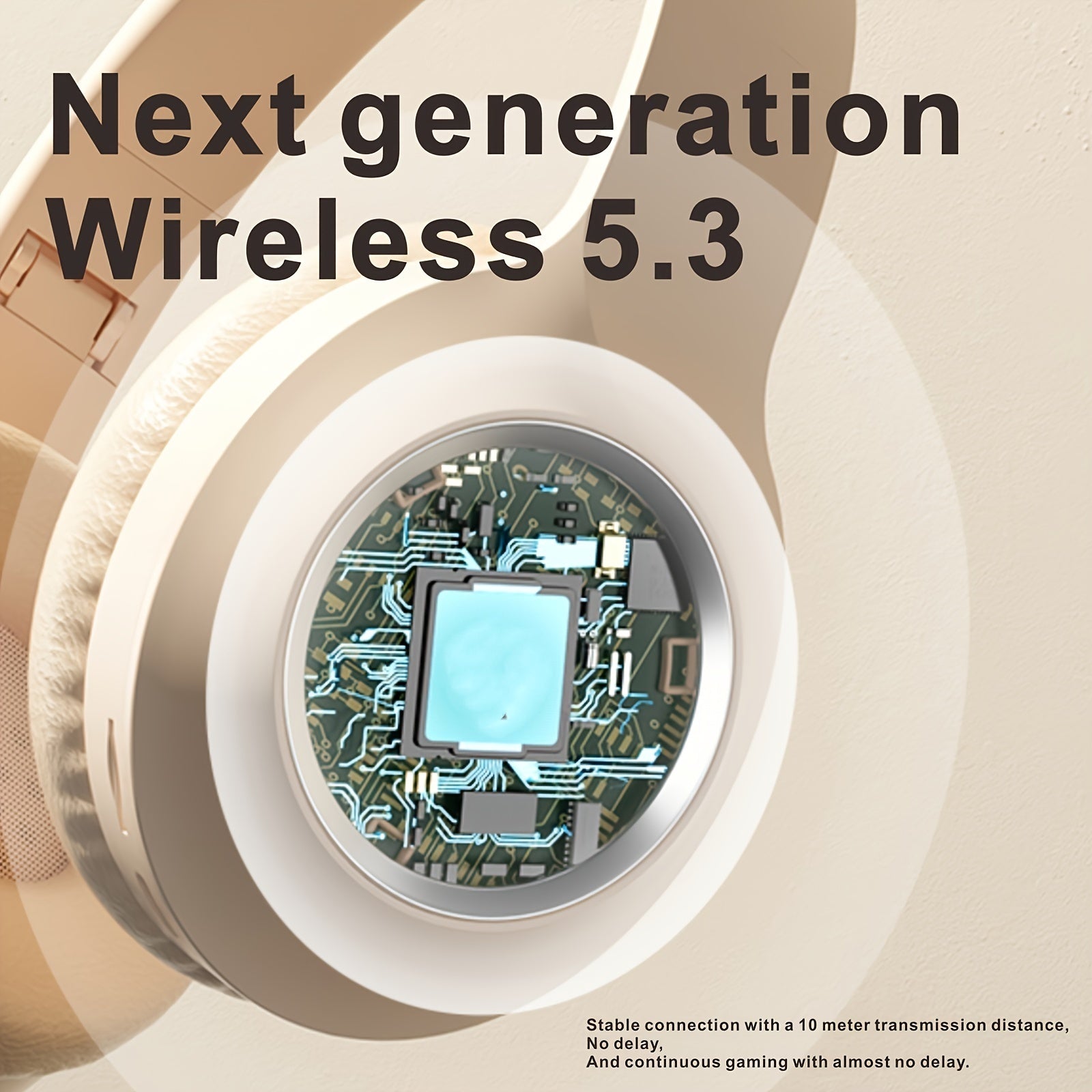 Wireless Earphones with Noise Cancellation and Rechargeable Battery for Exercising