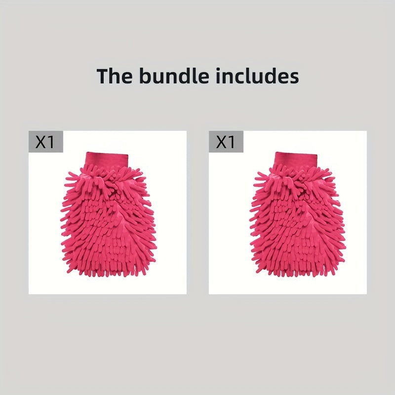 Avtomobilni yuvish uchun qo‘lqoplar, yumshoq sochiq qo‘lqoplar, avtomobillar va oynalarni tozalash uchun