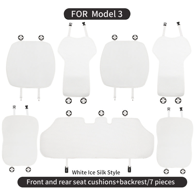 Universal viskoza o'rindiq yostiq to'plami old va orqa avtomobillar uchun, sirpanishga qarshi, nafas oladigan