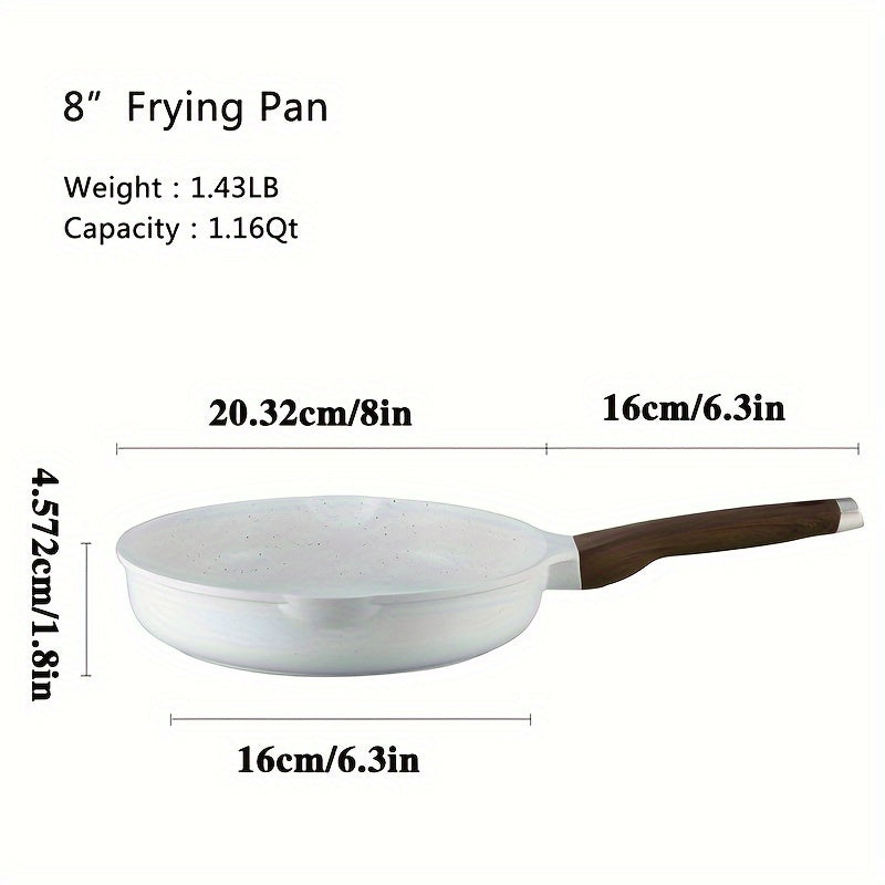 Nonstick Cookware Set 10 Pieces Aluminum Pots Pans with Lids and Utensils