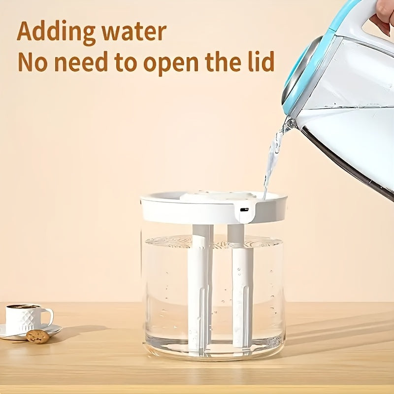 Aromaterapiya namlagich USB bilan quvvatlanadigan Oq Yashil Sariq 3 Bug' chiqaradigan portlar