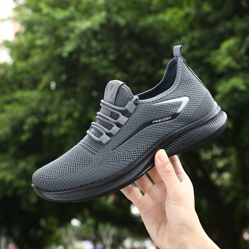 Men's Breathable Fabric Sneakers with Non-Slip Sole for Outdoor Activities