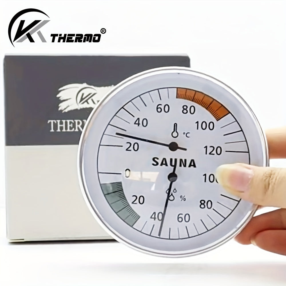 Wooden Sauna Thermo-Hygrometer Indoor Spa Temperature and Humidity Meter Celsius Fahrenheit