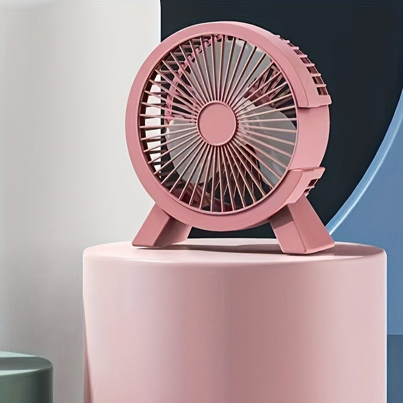 Ventilador de escritorio USB silencioso para oficina y habitación de residencia, enfriamiento compacto y silencioso
