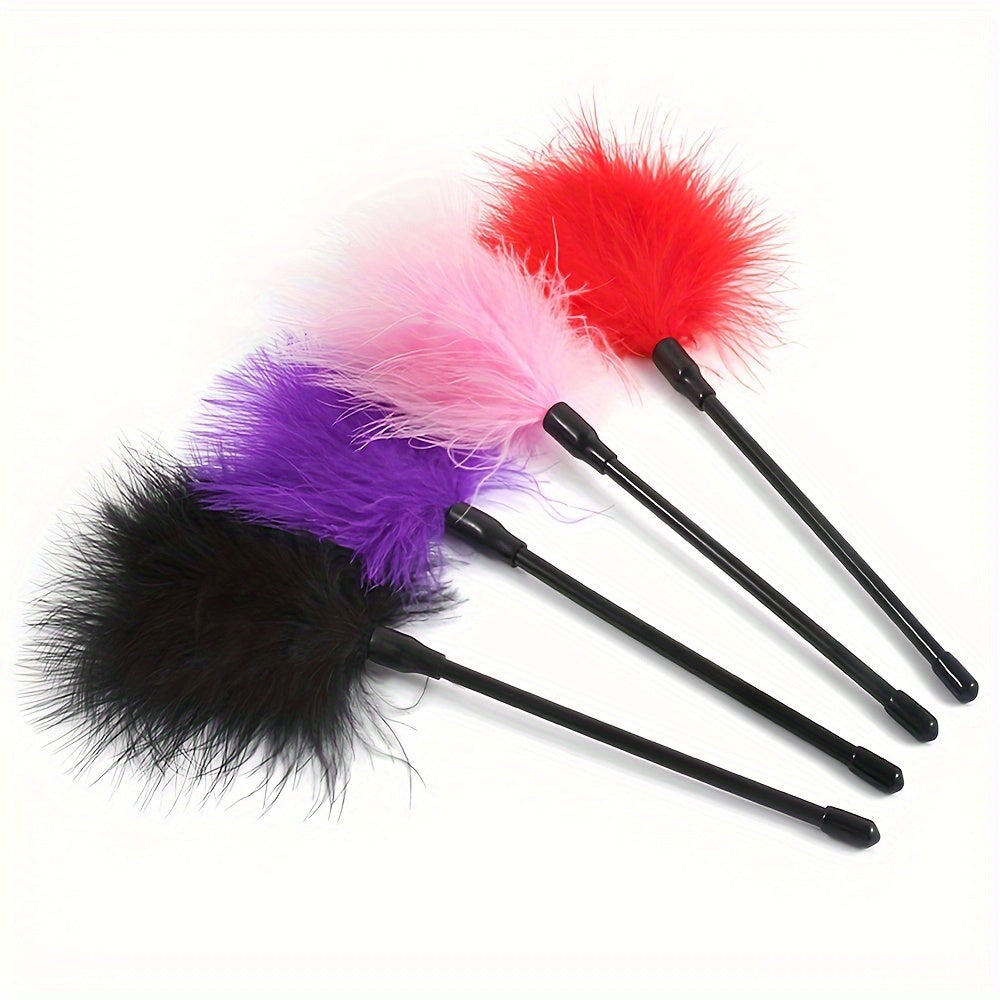 Adult Soft Flogger Tease Kit for Couples, Feather Flirt Toy