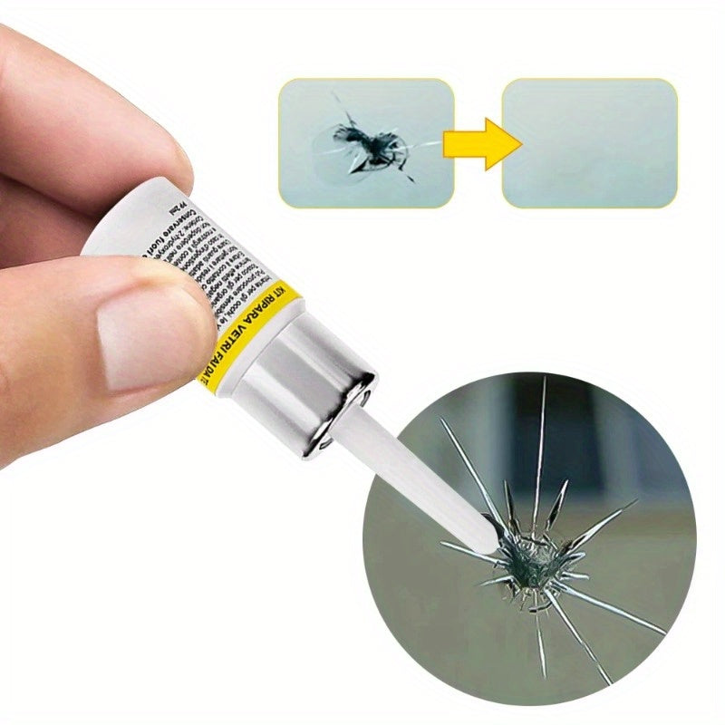 DIY Car and Phone Screen Repair Kit with Glass Curing Glue for Scratches and Cracks