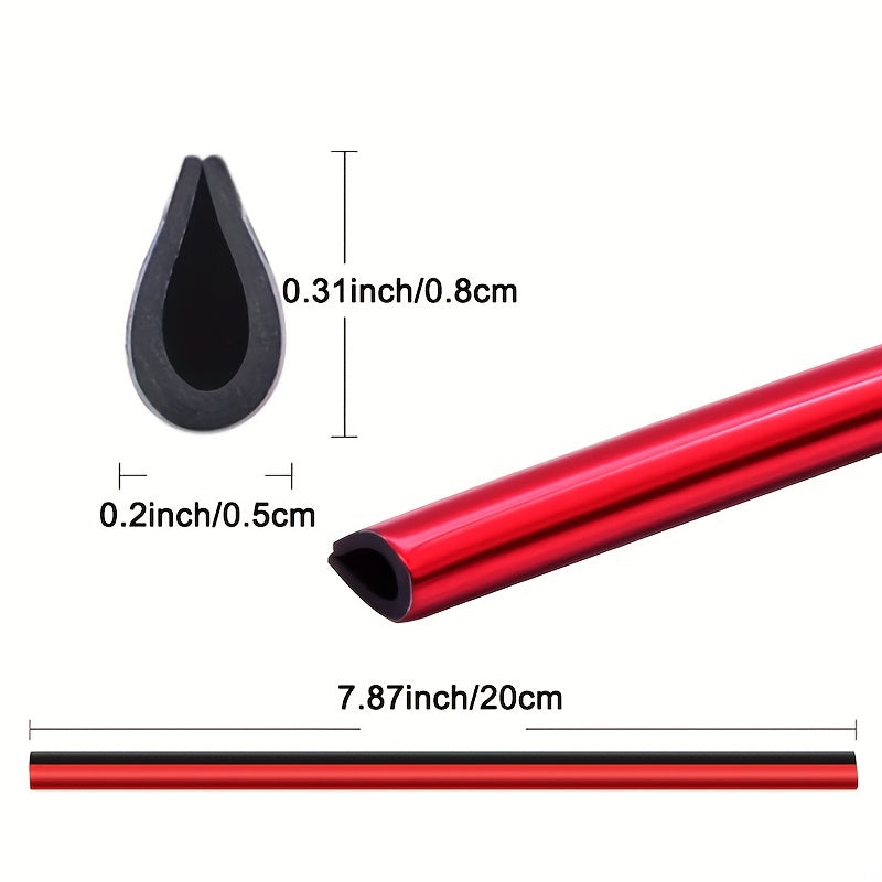 Car Interior Decoration U-Shaped Chrome Plated Air Outlet Strip