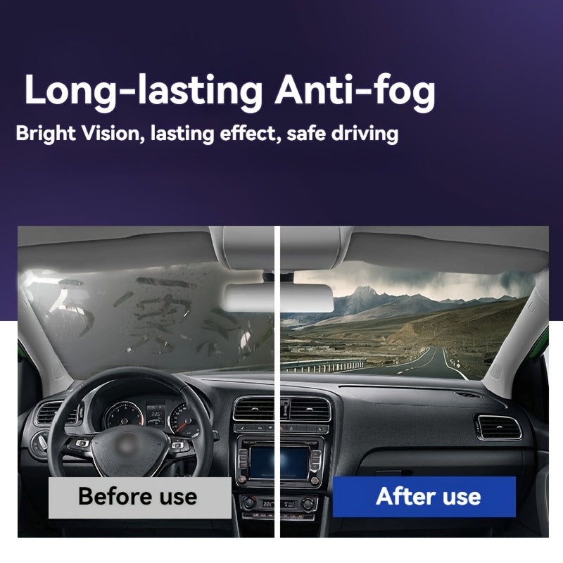 Universal Anti-Fog Glass Cleaner Spray for Cars, Helmets & Home