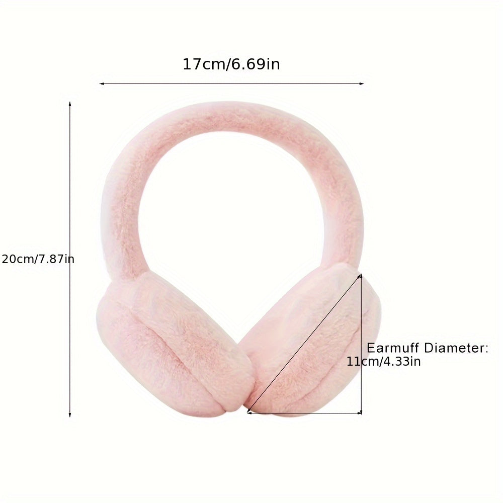 Cozy Plush Ear Warmers for Cold Weather Outdoor Activities with Ear Flaps