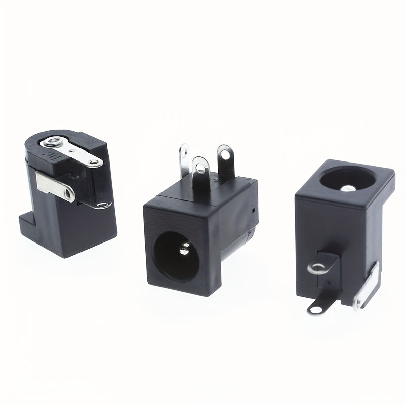 10 Piezas de enchufe de corriente DC universal para guitarra y bajo, conector de 5.5mm x 2.1mm