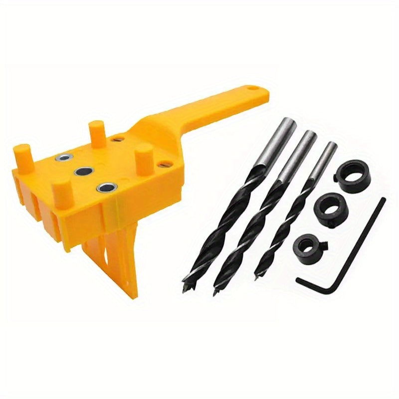 Handheld Drill Guide for Woodworking Dowelling Jig and Hole Saw Tools