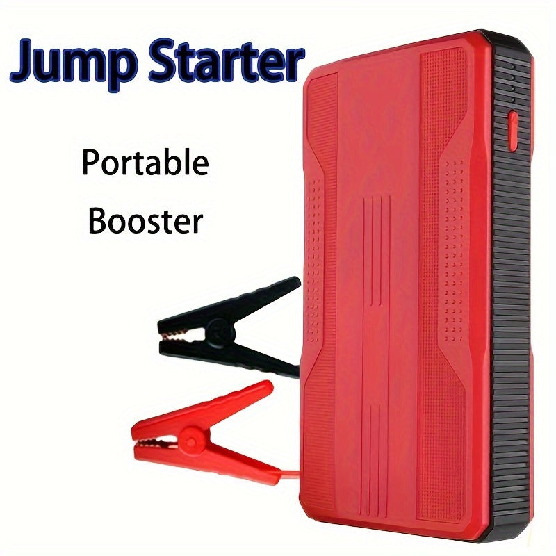 Portable Car Jump Starter Emergency Booster for Petrol Diesel Vehicles Black or Red