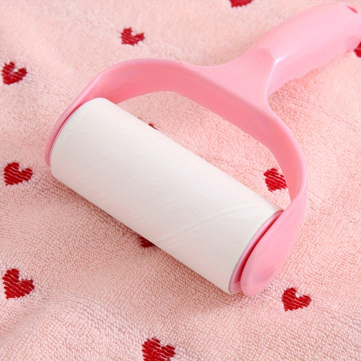 2pcs Heart Embroidered Cotton Hand Towels Soft Absorbent for Bathroom and Home