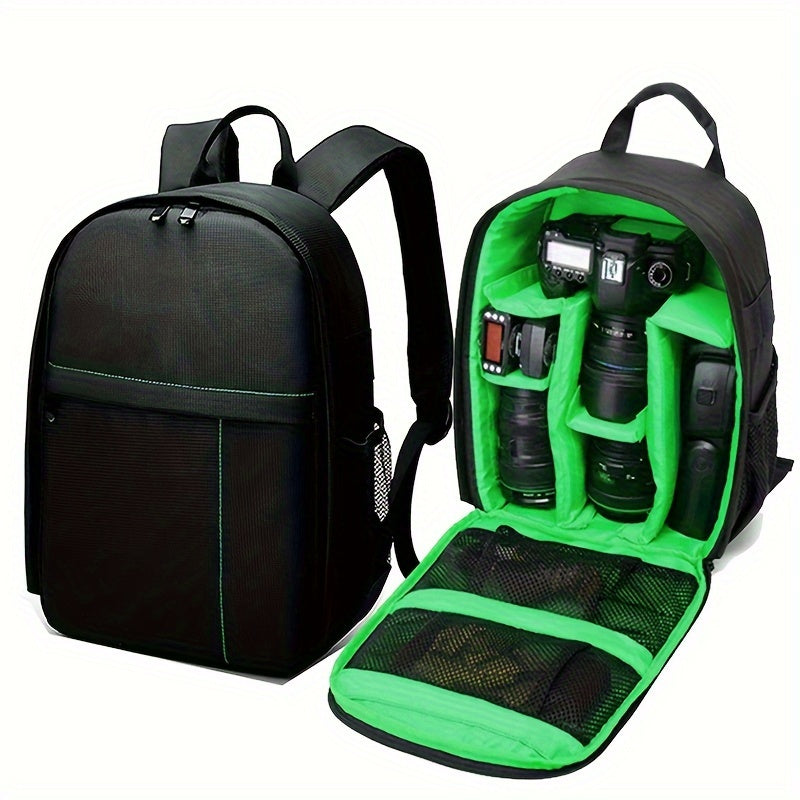 Waterproof Camera Backpack Large Capacity Lightweight Polyester for Nikon Canon in Multiple Colors