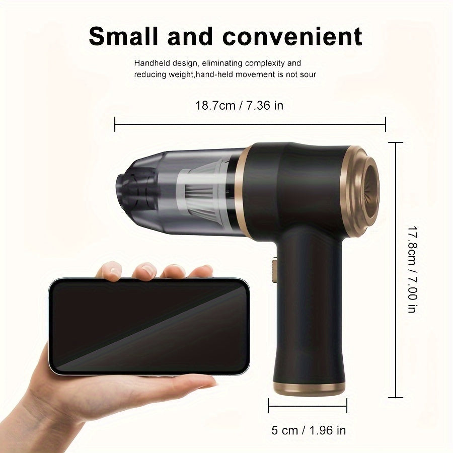 Wireless Handheld Vacuum Cleaner Cordless Portable Mini Vacuum with 5000PA Suction and Multi-Function Accessories