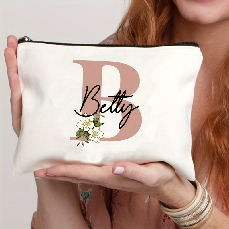 Personalized Makeup Bag Travel Toiletry Organizer Cosmetic Pouch for Women