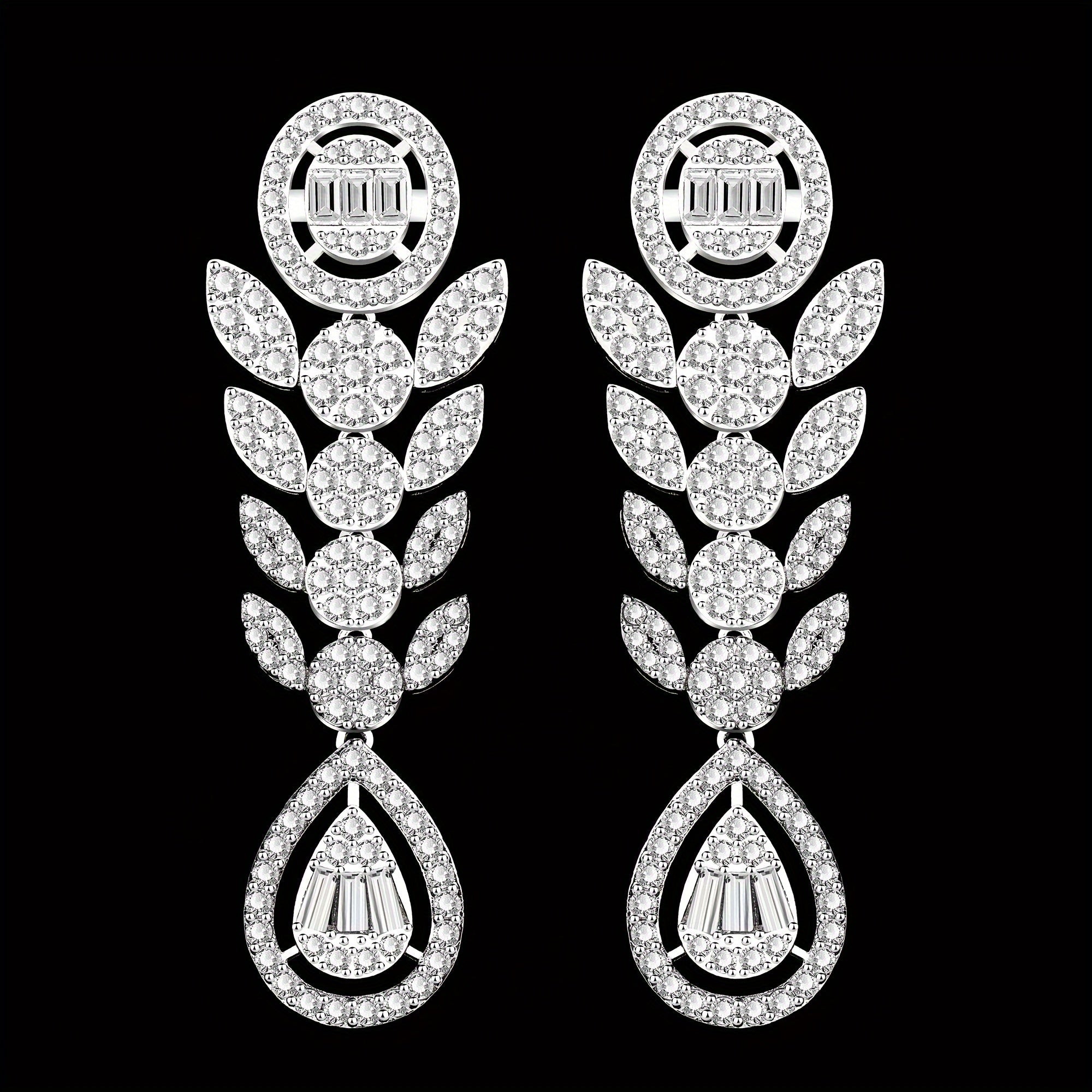 African Bridal Jewelry Set for Women Necklace Bracelet Earrings