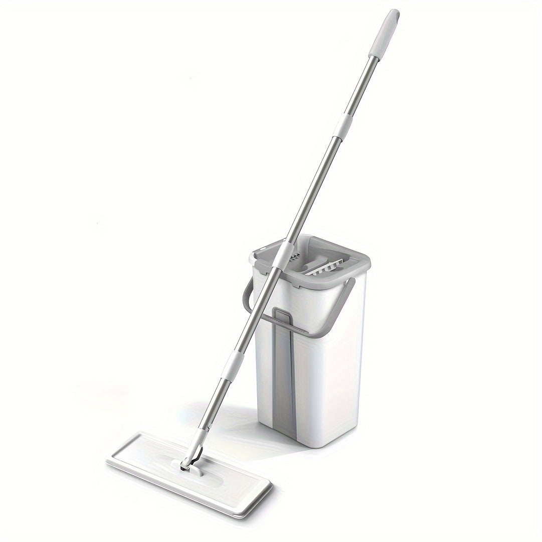 Yotoqxonangizda, hammomda va yashash xonangizda erkin tozalash uchun Easy-Clean Flat Mop va vedrasi bilan foydalaning. Ushbu qulay tizim nam va quruq foydalanishga imkon beradi va qiyinchiliksiz pol tozalash uchun qo'l bilan yuvish dizayniga ega.