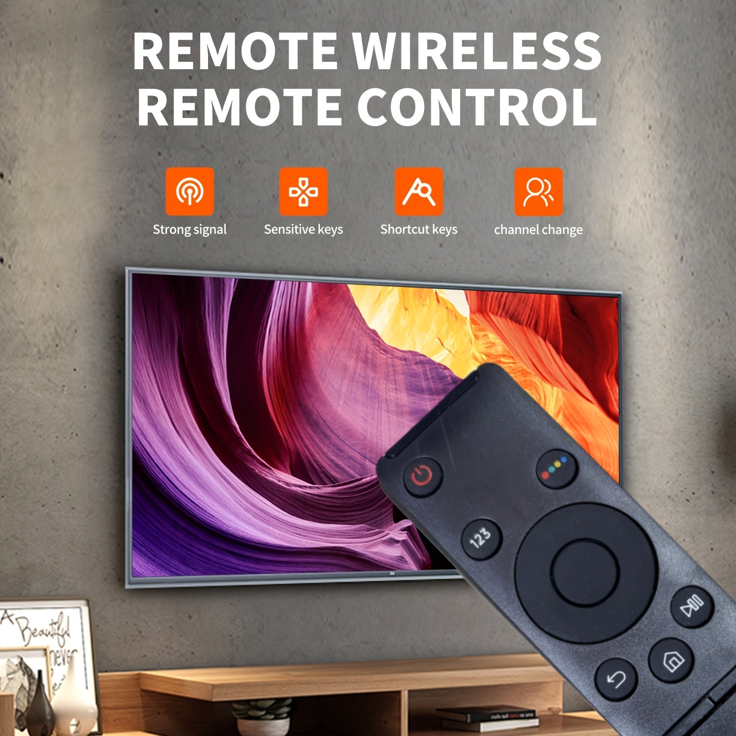 Control remoto infrarrojo universal para televisores Samsung compatible con modelos de televisores LED LCD HDTV