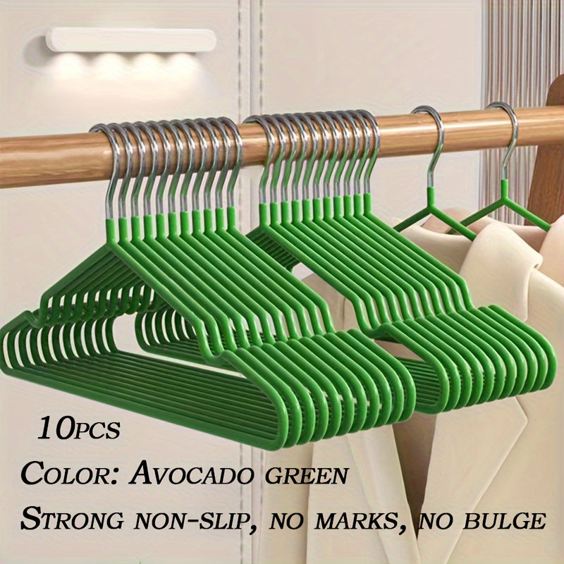 Set of 20 Non-Slip Notched Wooden Clothes Hangers for Closet and Bedroom Storage