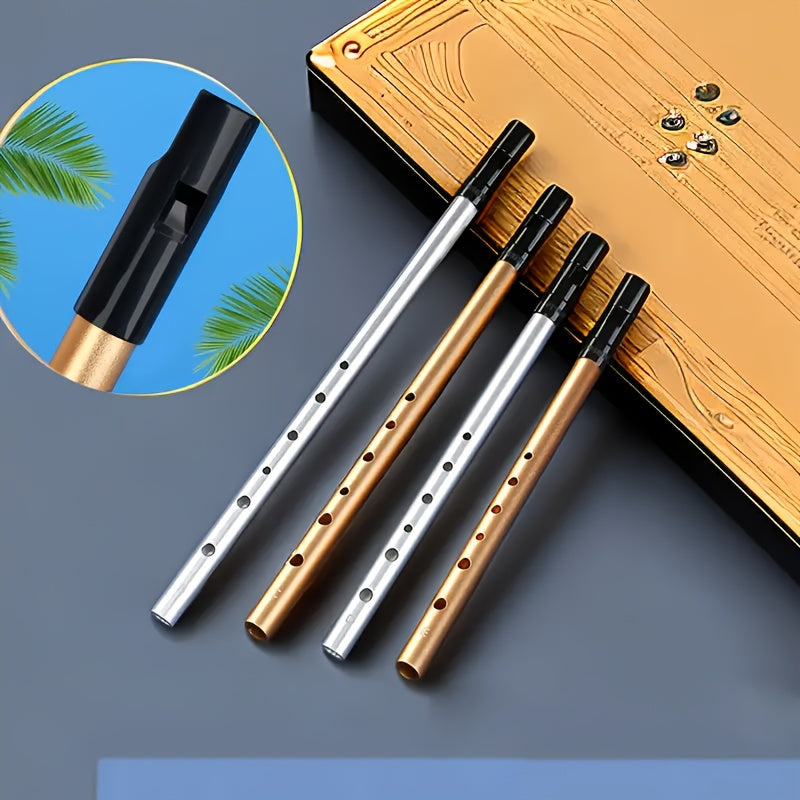 Ирландская жестянка в тональностях C и D из металла, современная, золотая, серебряная, серая, музыкальный инструмент