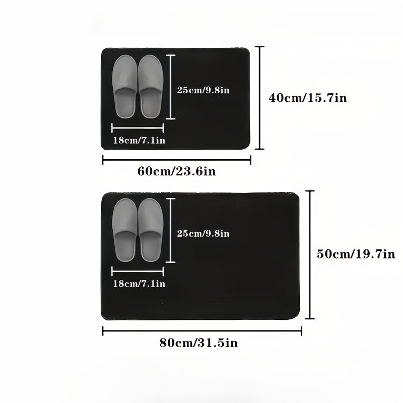 Декоративный рождественский коврик для пола с цветочным узором, изготовлен из диатомита, нескользящая резиновая подложка, можно стирать в стиральной машине, быстросохнущий мягкий коврик для душа, трикотаж с коротким ворсом, подходит для ванной комнаты.
