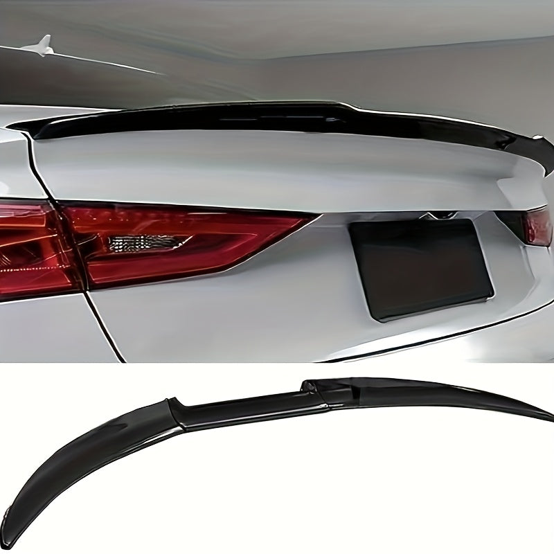 Universal Carbon Fiber Car Rear Spoiler Three-Section Tail Wing Kit