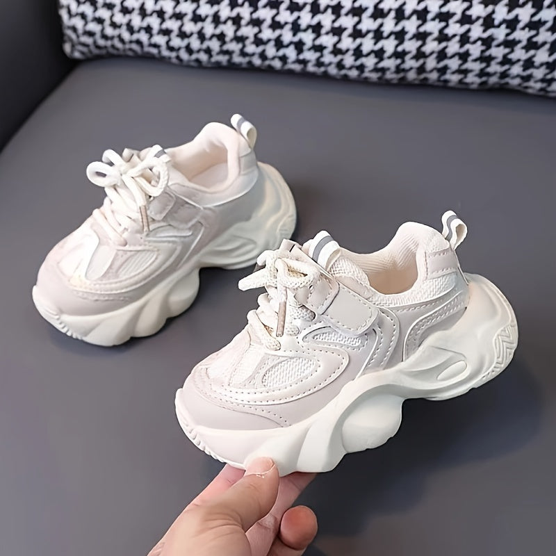 Детские сетчатые кроссовки для бега с противоскользящей подошвой для мальчиков и девочек весна и осень