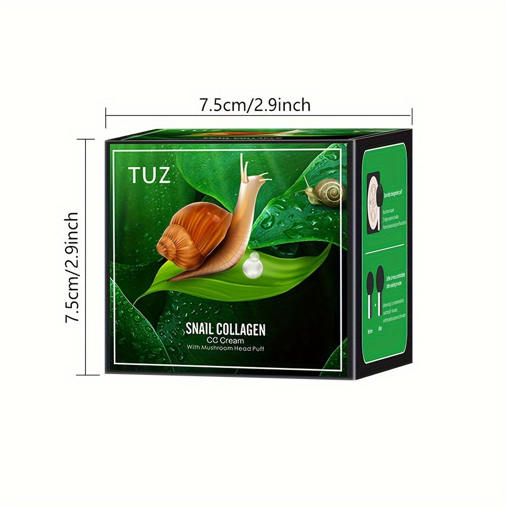 Snail Collagen BB Cream Moisturizing Waterproof Foundation for All Skin Types