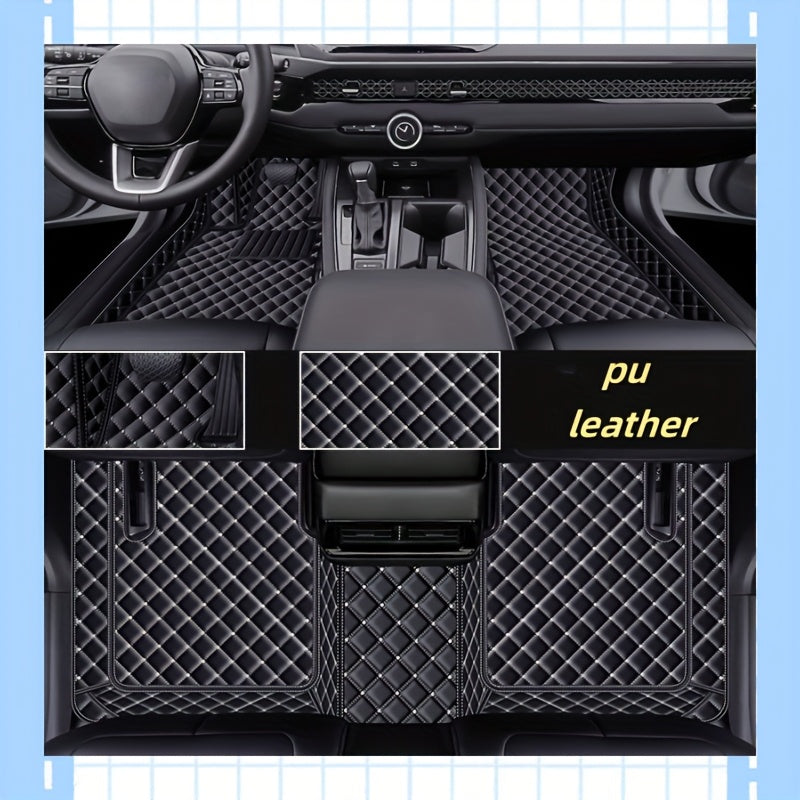 Sedanga mo'ljallangan PU teridan tayyorlangan, sirg'almas, suv o'tkazmaydigan, chang o'tkazmaydigan, yostiqlangan avtomobil podro'ka matolari