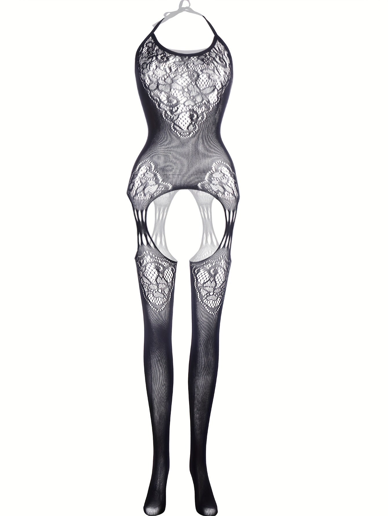 Mono de talla grande para niñas con algodón elástico azul