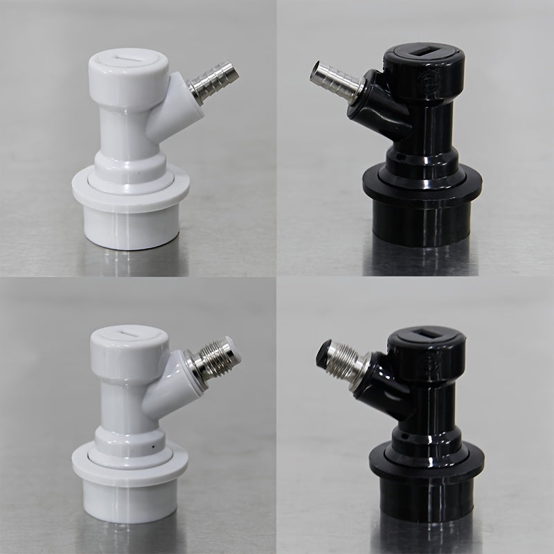 1/4 Inch Beer Keg Disconnect Coupler with Barb and MFL Fitting
