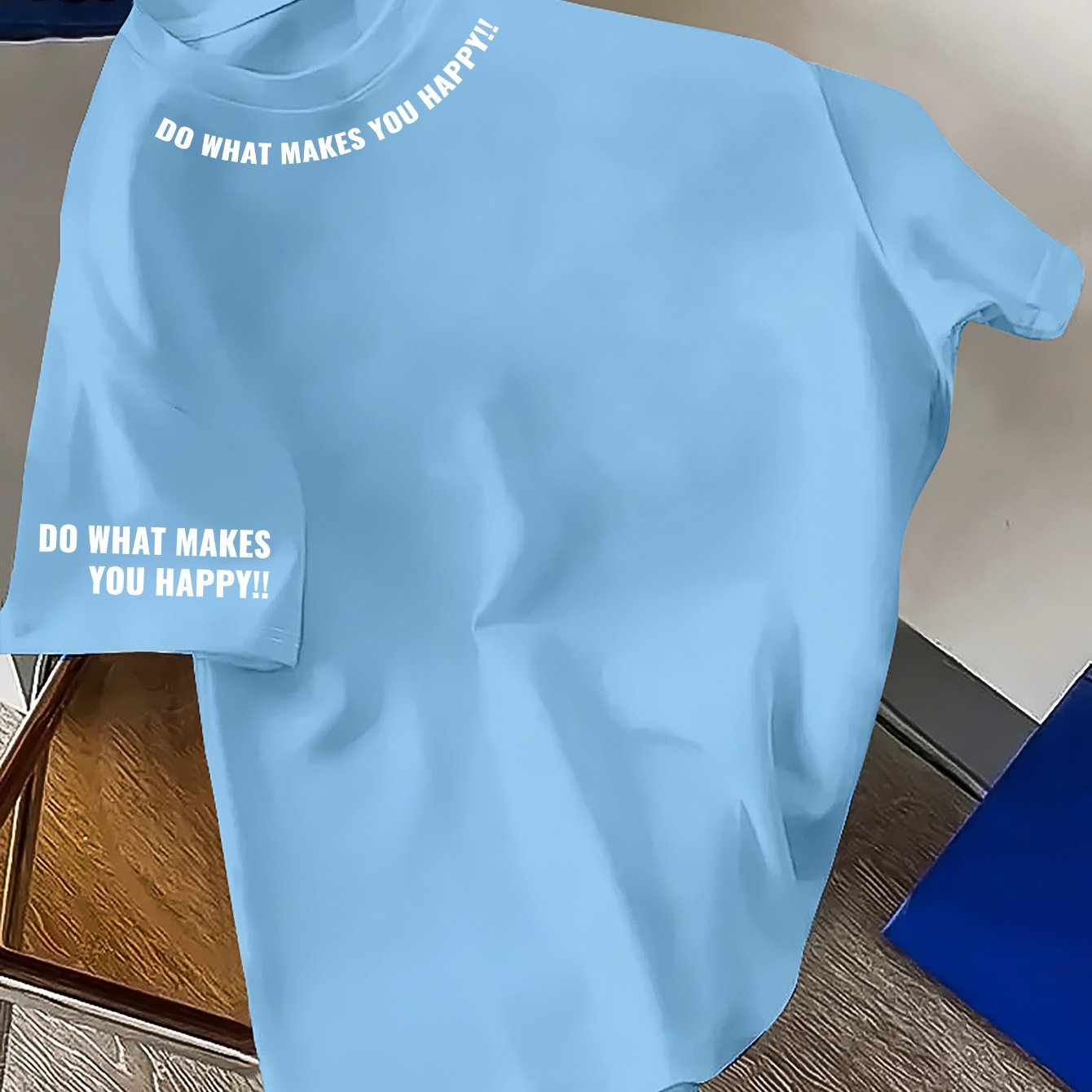 Camiseta de manga corta para hombre con patrón geométrico de verano en poliéster