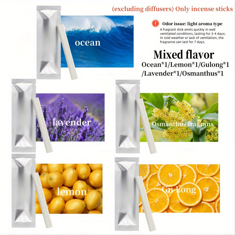Запасные пакеты для освежителя воздуха в автомобильных вентиляционных отверстиях, твердый аромат, паста, палочки с ароматом, цвета
