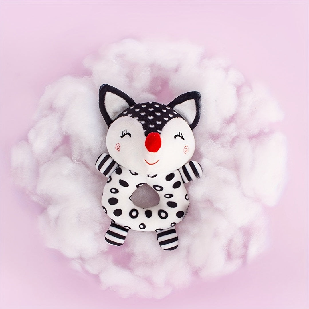 Plush Toy for Babies and Toddlers Hand Grasp Rattle Grip Training Gift