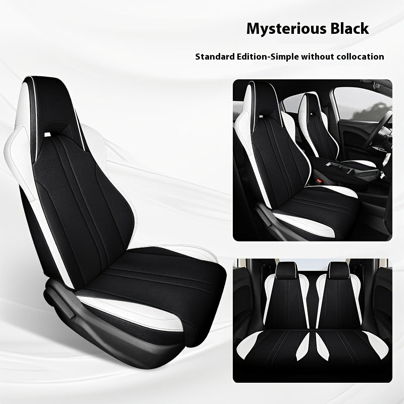 Универсальные чехлы для автомобильных сидений на 5 мест износостойкие, царапиноустойчивые, легко очищаются
