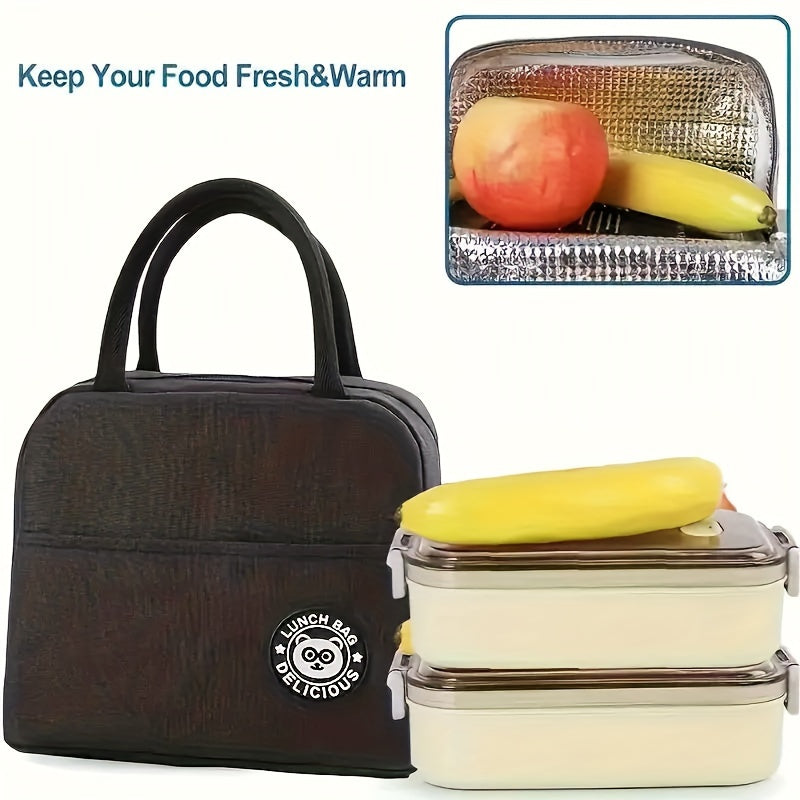 Ayı tushlik sumkasi, suv o'tkazmaydigan Oxford mato, ko‘k, zip bilan old qopqoq, tutqich