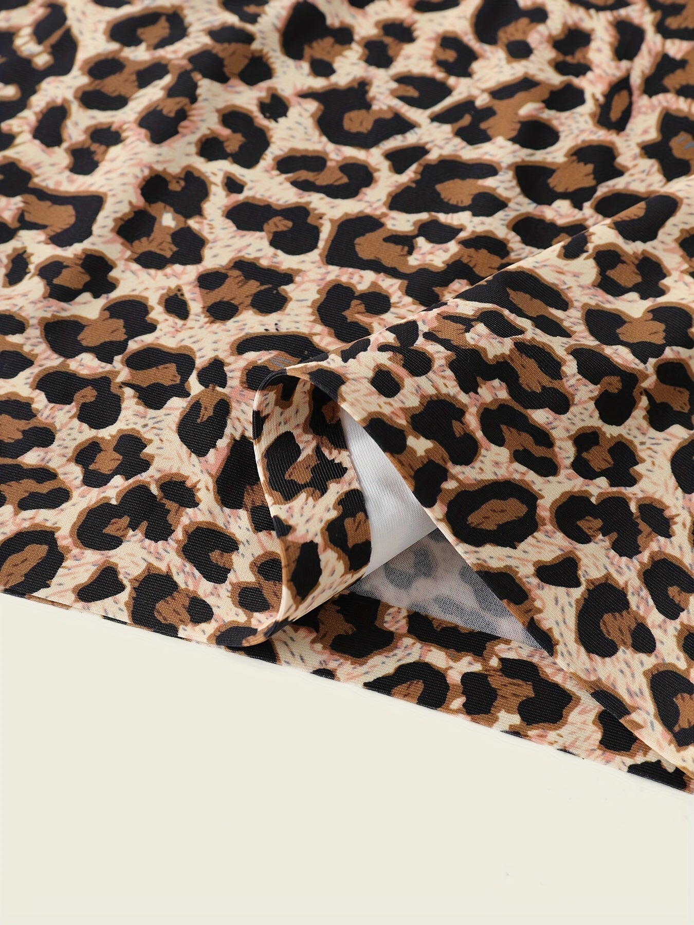 Leopard Print 4-Piece Set for Women with Comfortable Fabric