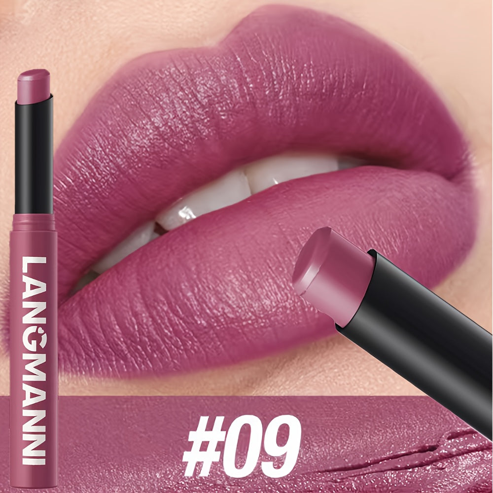 Унисекс вращающийся матовый красный помада для долговременного макияжа