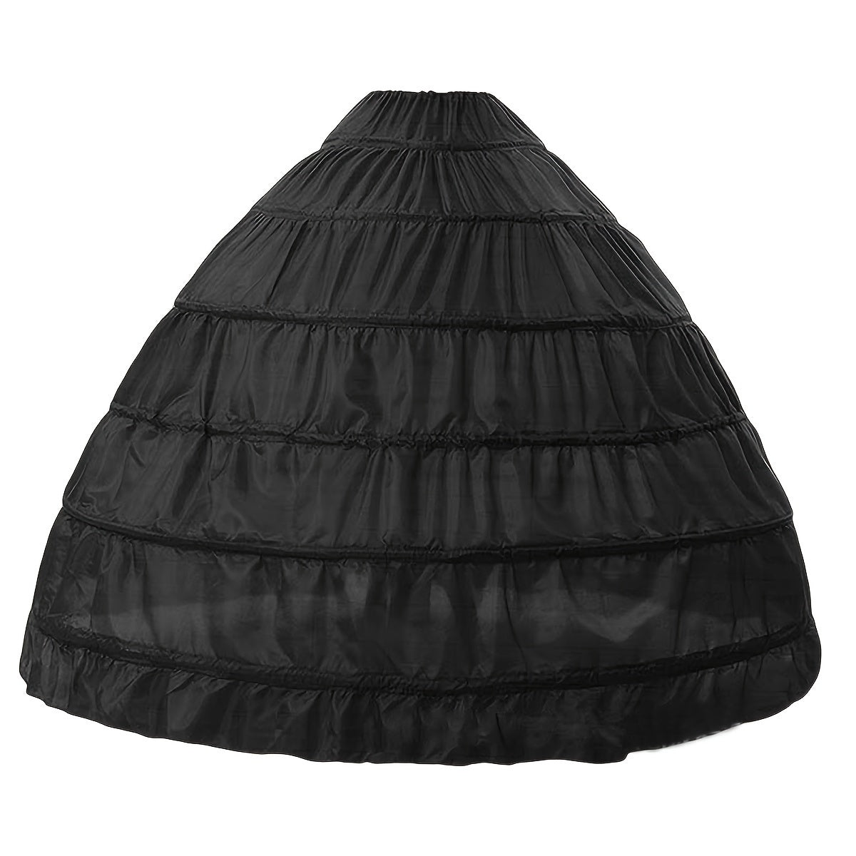 Large Crinoline Dress with 6 Hoops Petticoat for Bridal Wedding Halloween Cosplay Princess