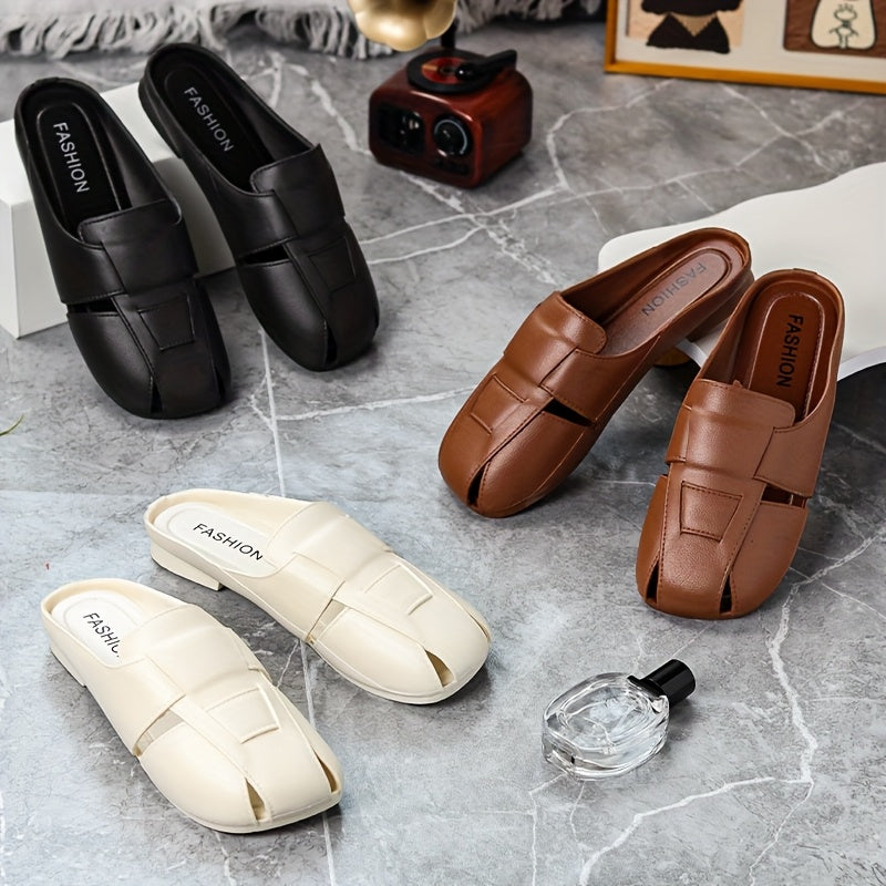 Women's Slip-On Sandals Lightweight EVA Rubber Sole All-Season Casual