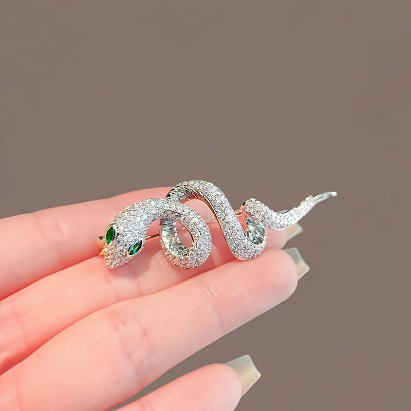 Women's Snake Brooch Elegant Stylish Delicate Jewelry Accessory