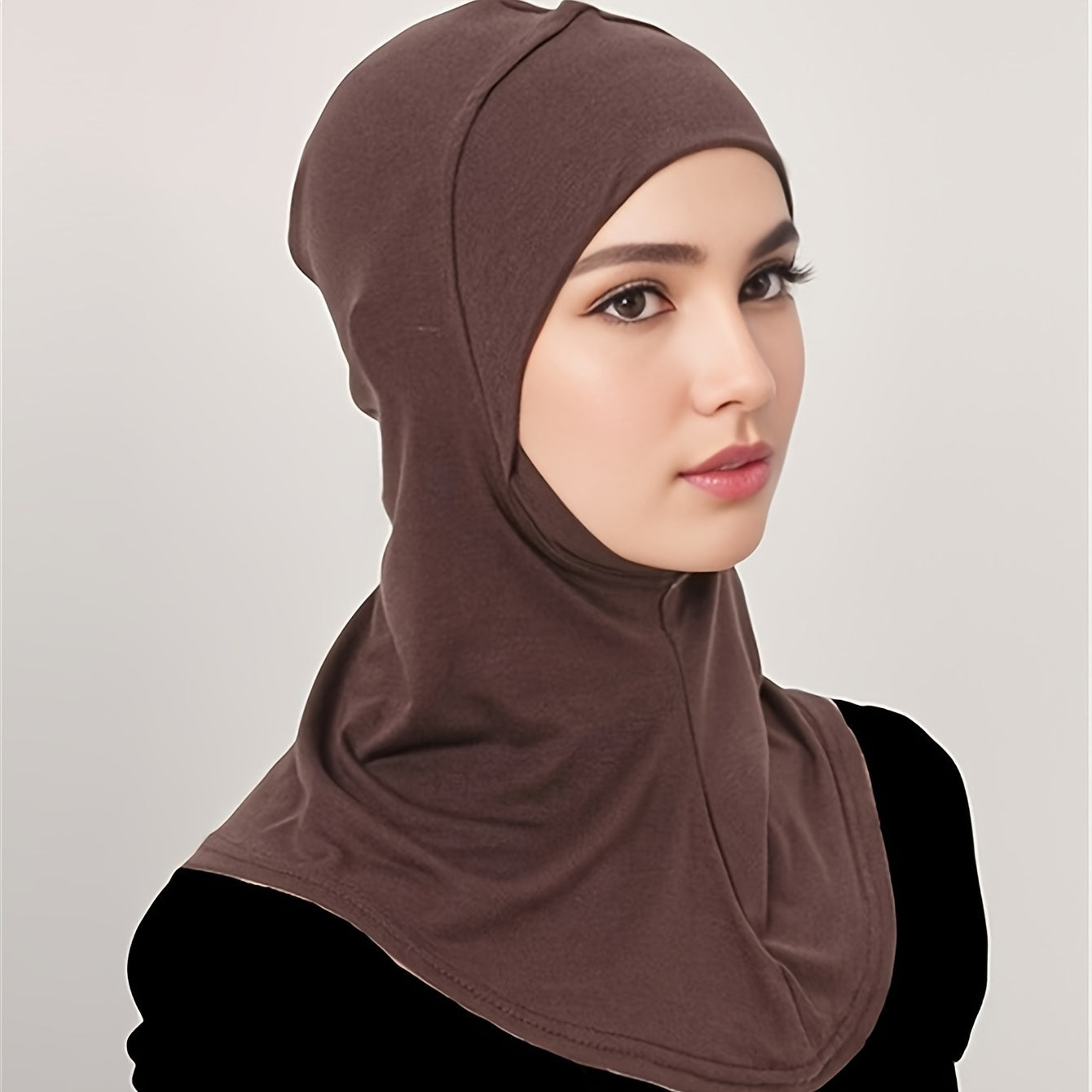 Breathable Ramadan Hijab Cap with Turban Under Scarf for Muslim Women